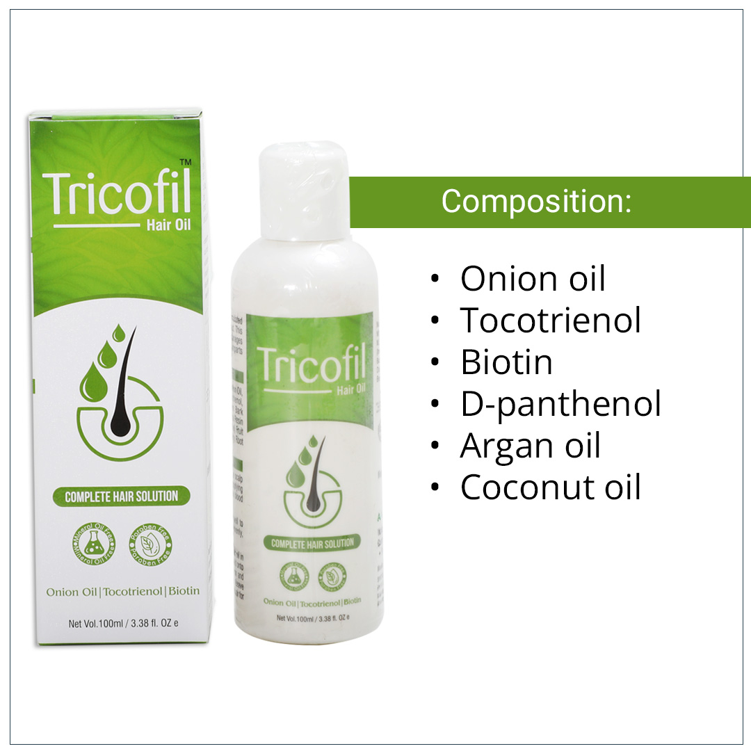 Tricofil Hair Oil Onion Oil – Aaryan Biocare